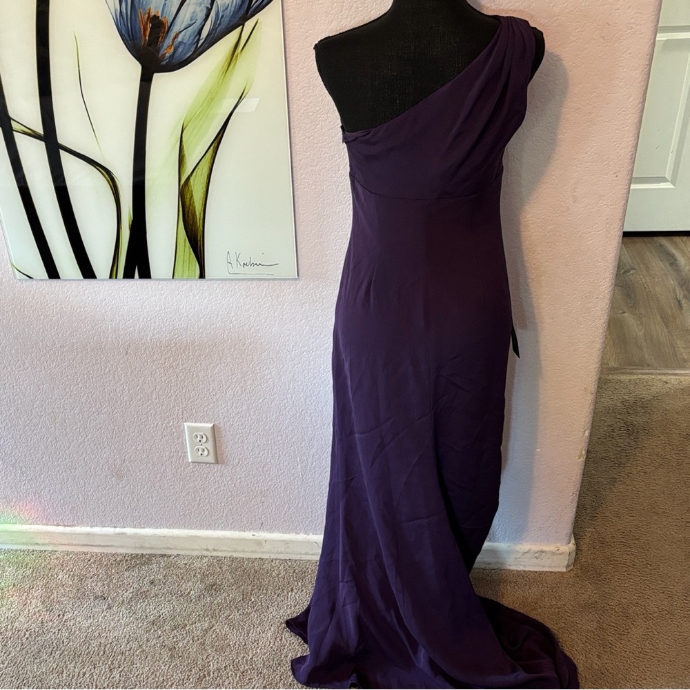 New Ann Taylor purple dress size 4 petite - Picture 3 of 5